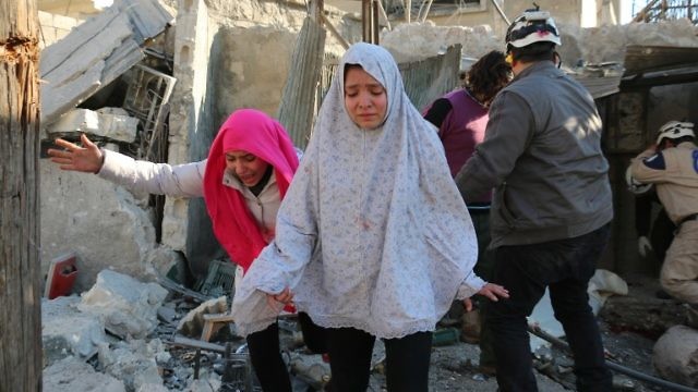 حلب- 5 سنوات على الحرب الأهلية في سوريا (AFP)