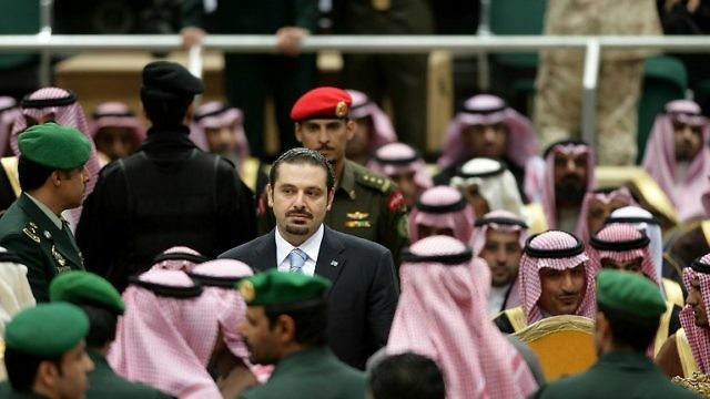 السياسي اللبناني السيد سعد الحريري في زيارة الى السعودية (AFP)