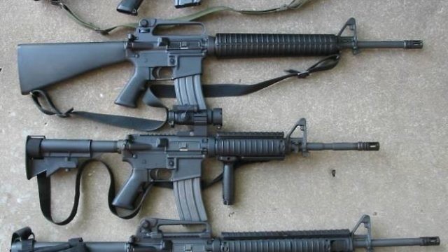 قطع أسلحة من نوع M16 (صورة توضيحية ويكيبيديا)