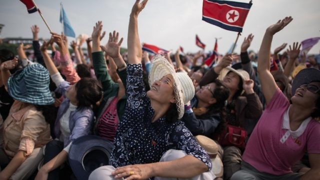 مهرجان في كوريا الشمالية (AFP/Ed Jones)