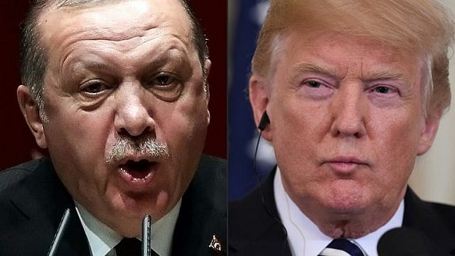 رئيس جمهورية تركيا رجب طيب أردوغان, الرئيس الأمريكي دونالد ترامب (AFP)