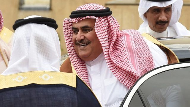 وزير خارجية البحرين خالد بن أحمد (AFP)